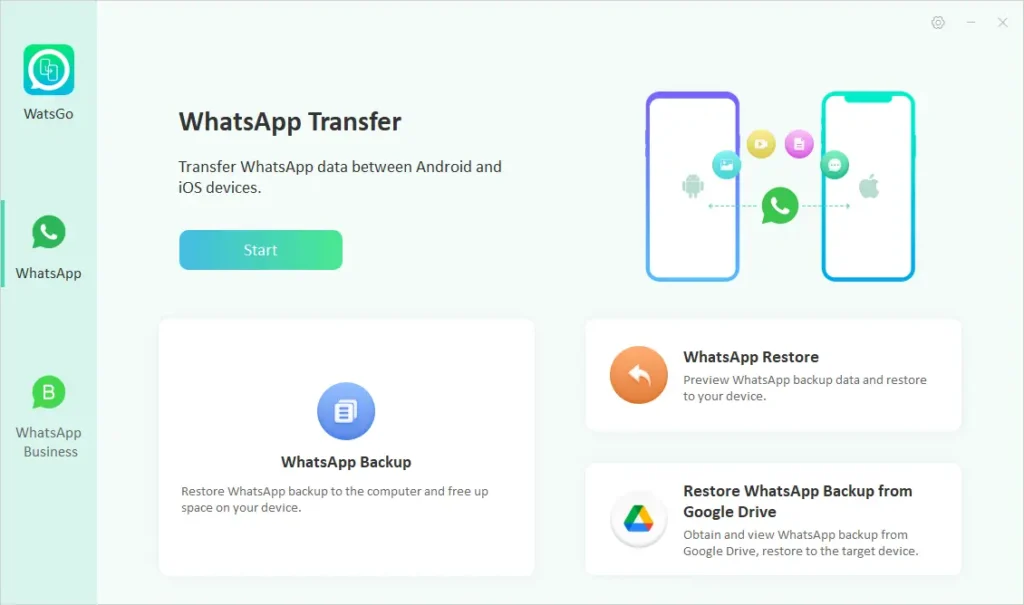 transfer WhatsApp Android to iPhone 1